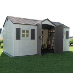 15′ x 8′ double door storage shed
