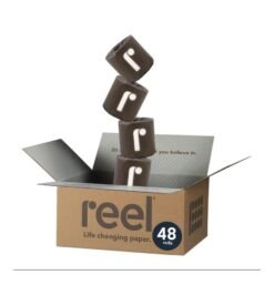 Bulk Reel Premium Bamboo Toilet Paper ?C 2 Pack ?C 48 Rolls of Toilet Paper ?C 3-Ply Made From Tree-Free. 100% Bamboo Fibers ?C Eco-Friendly Zero Plastic Packaging