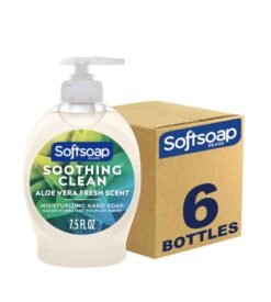 Softsoap Moisturizing Liquid Hand Soap. Soothing Clean Aloe Vera ?C 7.5 Fl Oz (Pack of 6)