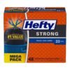 Hefty Strong Large Trash Bags. 33 Gallon. 48 Count