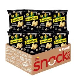 Smartfood White Cheddar Flavored Popcorn. 2.0 Ounce. 8.0 Count