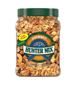Southern Style Nuts Gourmet Hunter Mix. 23 Ounces. Sesame Sticks. Peanuts. Sunflower Kernels. Almonds. Cashews. and Pepitas