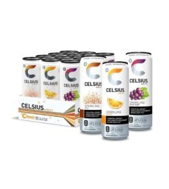 CELSIUS Sparkling Classic Pop Pack. Functional Essential Energy Drink 12 Fl Oz (Pack of 24)