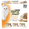 Purina Fancy Feast Grain Free Pate Wet Cat Food Variety Pack. Poultry & Beef Collection ?C 3 oz. Cans. 30 Count (Pack of 1)