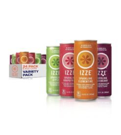 IZZE Sparkling Juice. 4 Flavor Variety Pack. 8.4 Fl Oz (24 Count)