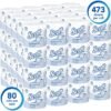 Scott Professional 100% Recycled Fiber Standard Roll Bathroom Tissue (13217). 2-Ply. White. 80 Rolls / Case. 473 Sheets / Roll. 37.840 Sheets / Case